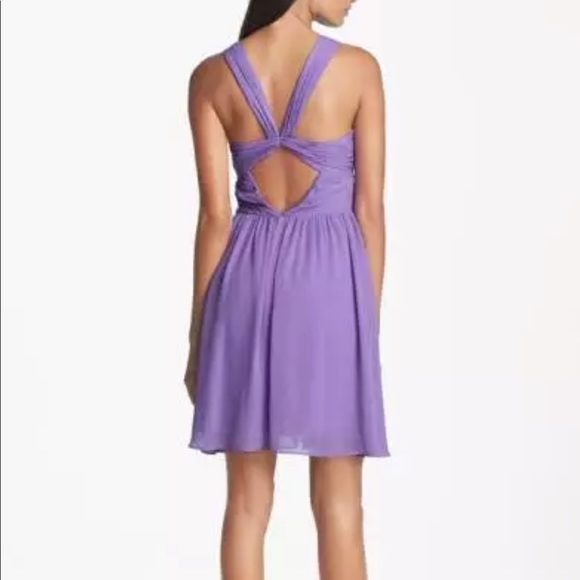 Hailey Adrianna Papell Dresses & Skirts - 💜 Hailey by Adrianna Papell purple open back dress 8